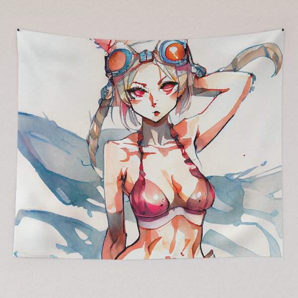 Aperçu de l'œuvre Anime Bikini Fille # 4 créée et vendue par Eynoxart.