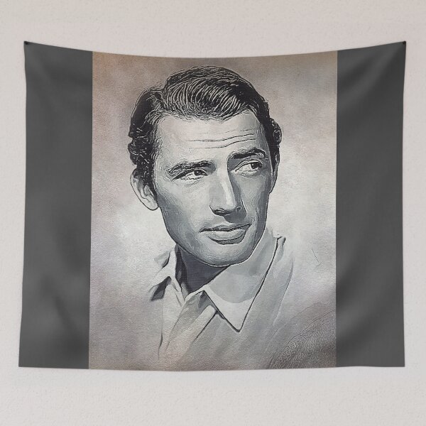 Item preview, Gregory Peck Art - oil paint - D78 designed and sold by DecoVintage.