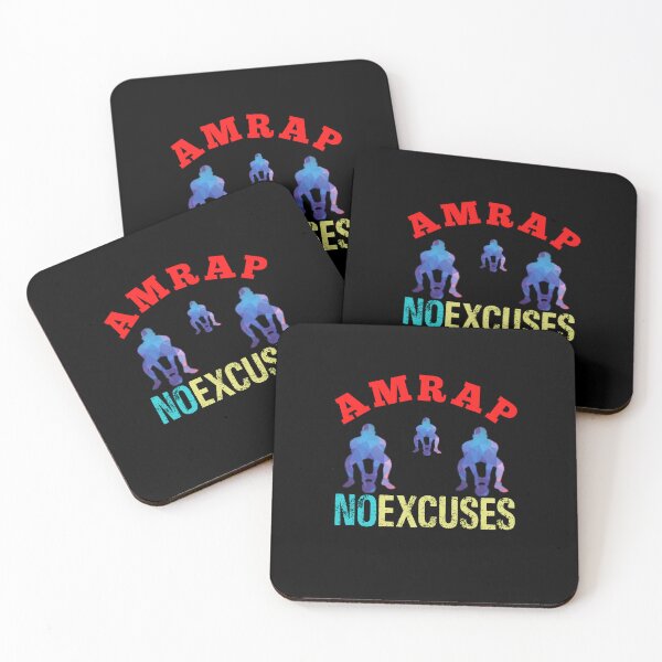 Item preview, No Excuses AMRAP Train Hard Bootcamp designed and sold by Desiznn.