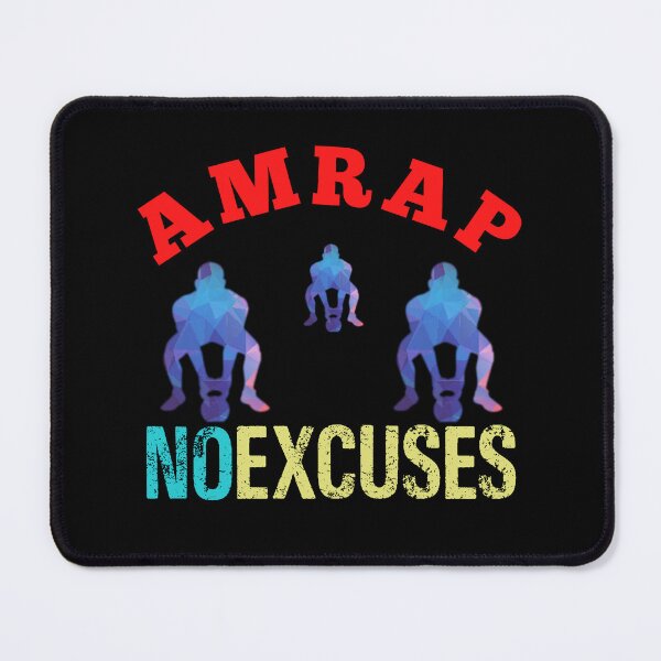Item preview, No Excuses AMRAP Train Hard Bootcamp designed and sold by Desiznn.