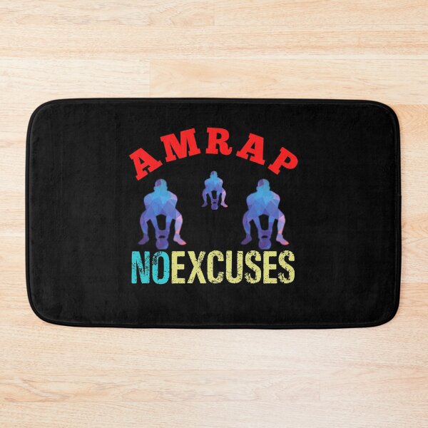 Item preview, No Excuses AMRAP Train Hard Bootcamp designed and sold by Desiznn.