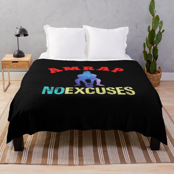 Item preview, No Excuses AMRAP Train Hard For Him designed and sold by Desiznn.