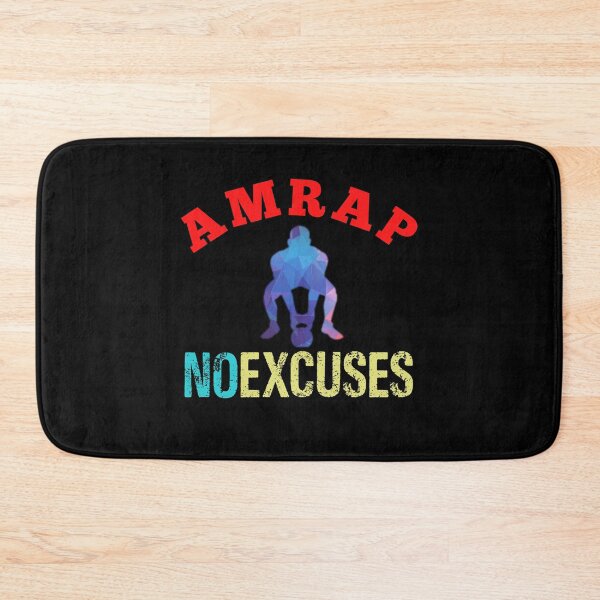 Item preview, No Excuses AMRAP Train Hard For Him designed and sold by Desiznn.