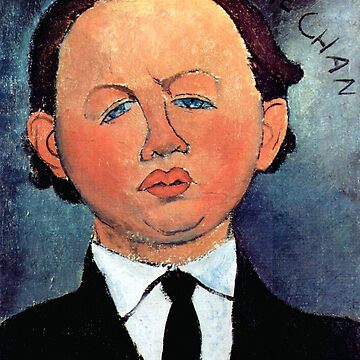 Artwork thumbnail, 'Portrait of Mechan' by Modigliani (Reprint) by Classic Visions Gallery