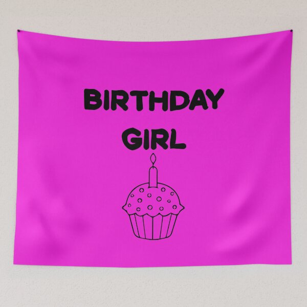 Item preview, birthday Girl with cup cake designed and sold by Newluck01.