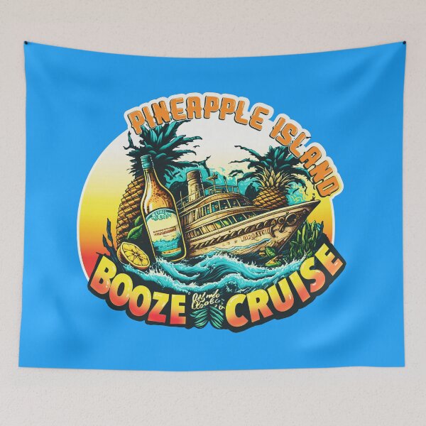Item preview, Pineapple Booze Cruise designed and sold by culturestash.