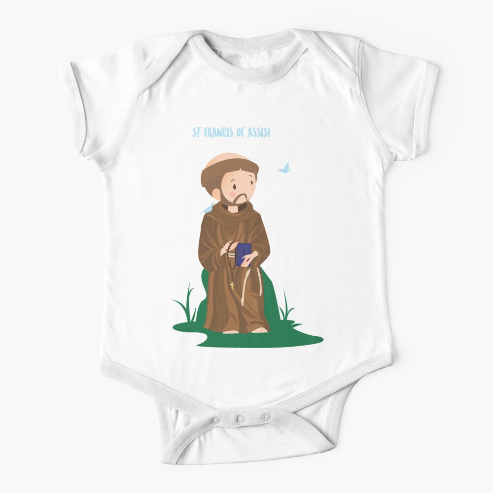 San Francisco de Asis. St Francis of Assisi Baby One-Piece