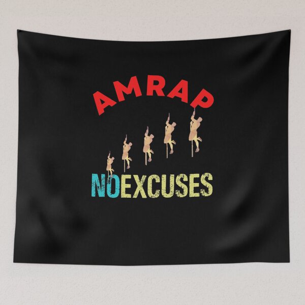 Item preview, No Excuses AMRAP Climb  Bootcamp designed and sold by Desiznn.