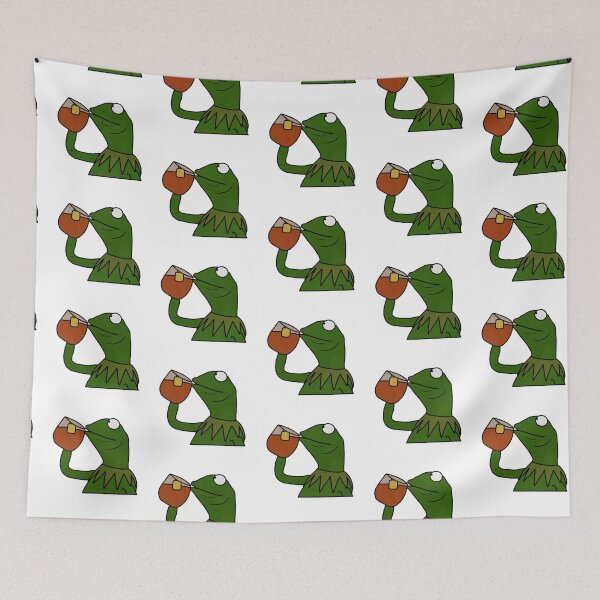 Item preview, Kermit sipping tea designed and sold by lovelyliaa.