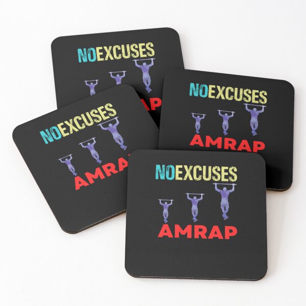 Item preview, No Excuses AMRAP Steel designed and sold by Desiznn.