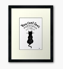 Du kannst Hausbesitzer nicht ohne "Miau" buchstabieren Gerahmtes Wandbild