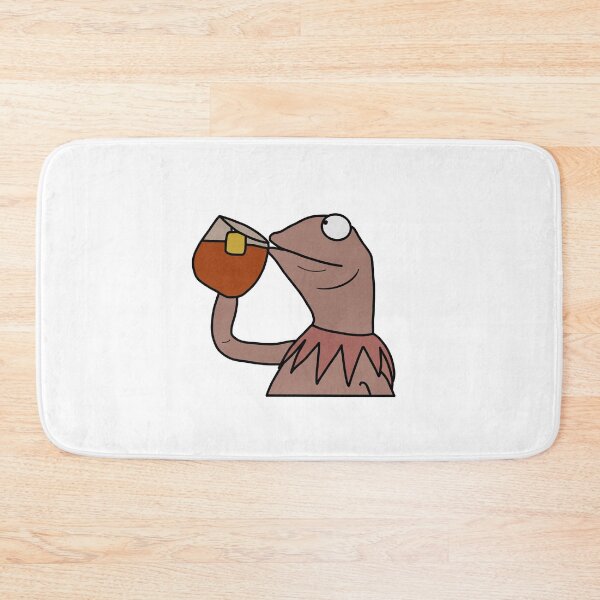 Item preview, Pink Kermit sipping tea designed and sold by lovelyliaa.