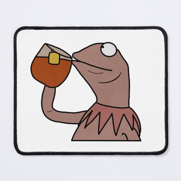 Item preview, Pink Kermit sipping tea designed and sold by lovelyliaa.