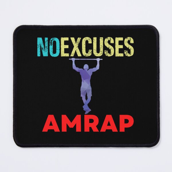Item preview, No Excuses AMRAP Steel Workout designed and sold by Desiznn.