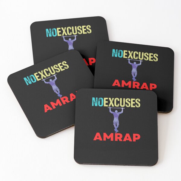 Item preview, No Excuses AMRAP Steel Workout designed and sold by Desiznn.