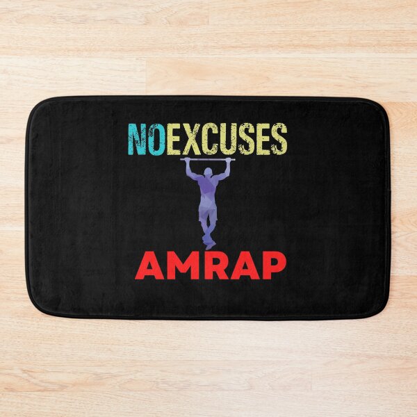 Item preview, No Excuses AMRAP Steel Workout designed and sold by Desiznn.