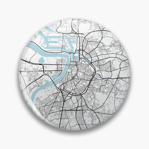 Item preview, Antwerp City Map of Belgium - Circle designed and sold by deMAP.