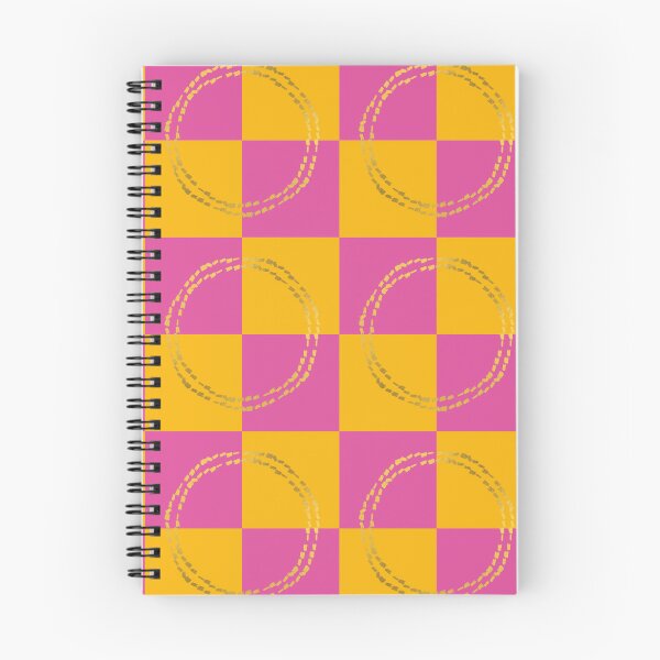 Item preview, Pattern - pink and orange with gold circles designed and sold by SandraLSherrill.