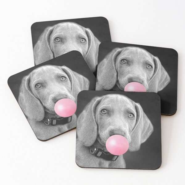 Item preview, Weimaraner Puppy with Bubble Gum 2 designed and sold by Elisabeth Lucas.