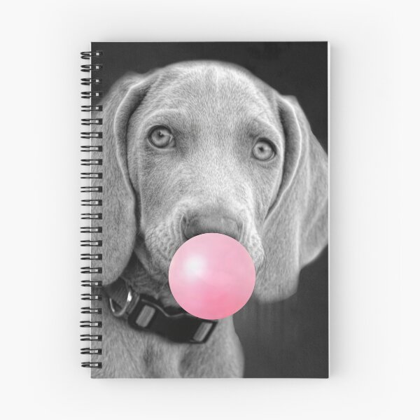 Item preview, Weimaraner Puppy with Bubble Gum 2 designed and sold by Elisabeth Lucas.