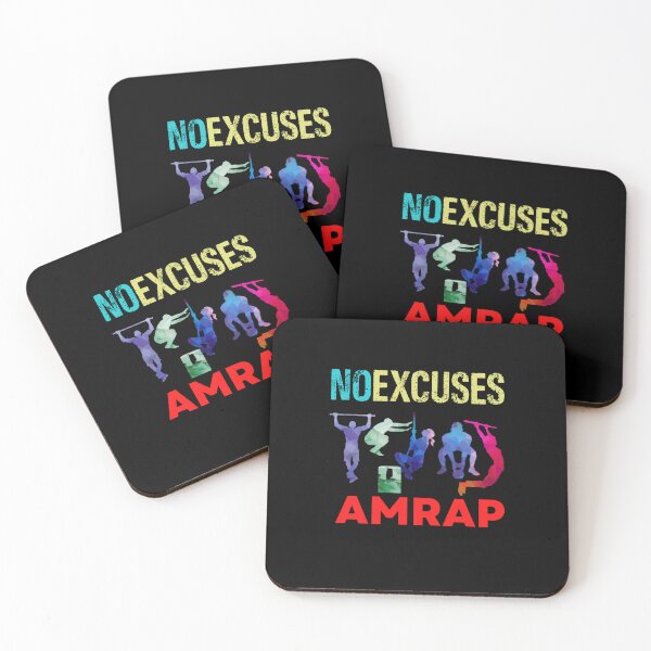 Item preview, No Excuses AMRAP Fittest Games Bootcamp designed and sold by Desiznn.