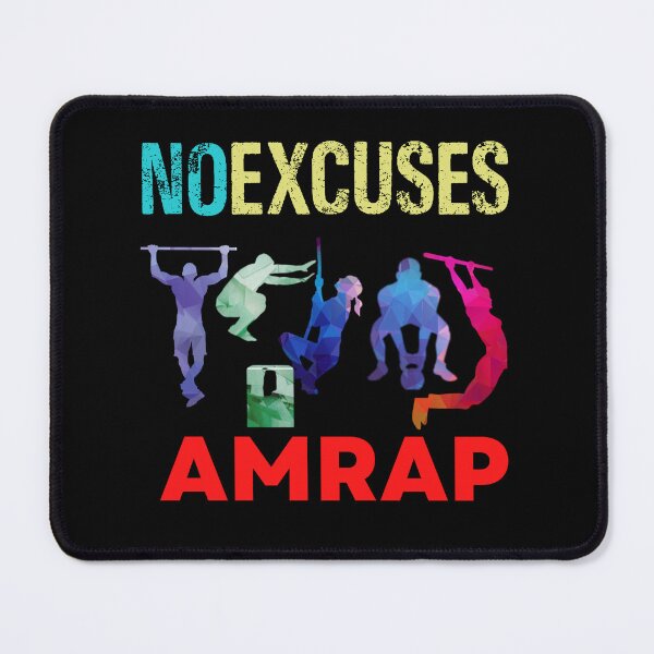 Item preview, No Excuses AMRAP Fittest Games Bootcamp designed and sold by Desiznn.