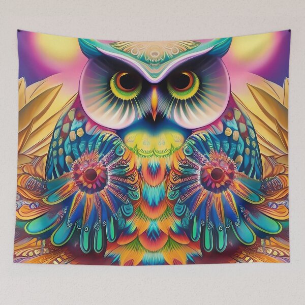 Item preview, Cool owl - cute animal art - birds - Cute Owl designed and sold by ZiolaRosa.