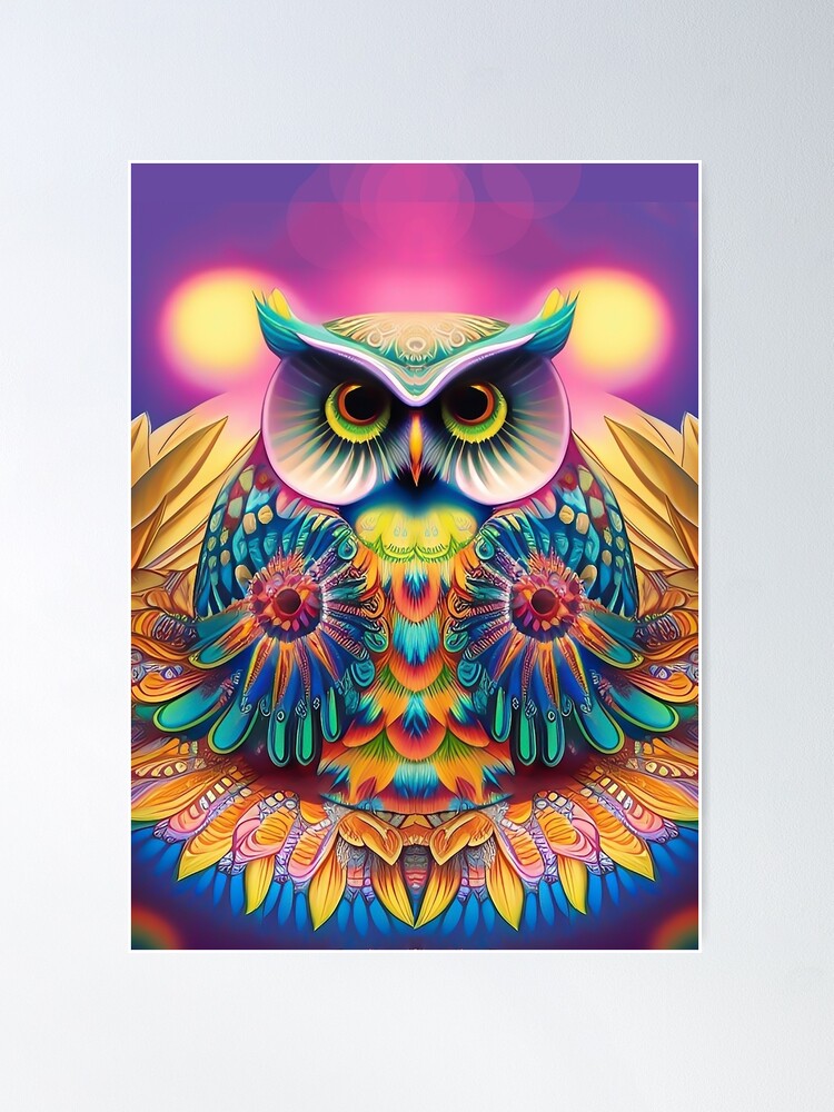 Cute Abstract Owl Diamond Painting 