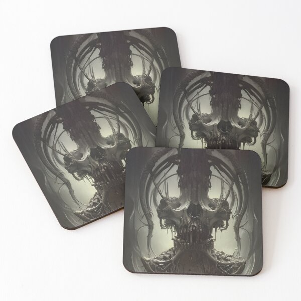 Item preview, Dark Skull Macabre Industrial Artwork designed and sold by JKirchnerArt.