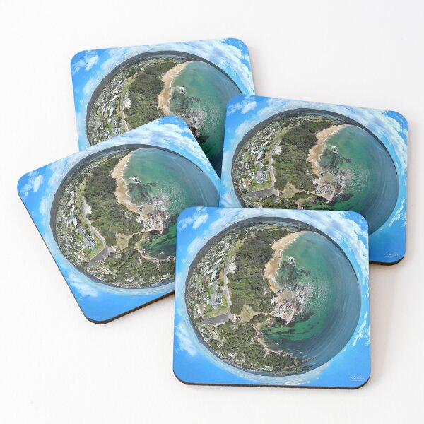 Item preview, Aslings Beach Rock Pool Tiny Planet from 100m designed and sold by Colin Dixon.