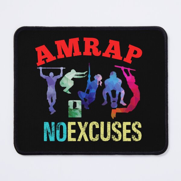 Item preview, No Excuses AMRAP Fittest Games Bootcamp designed and sold by Desiznn.
