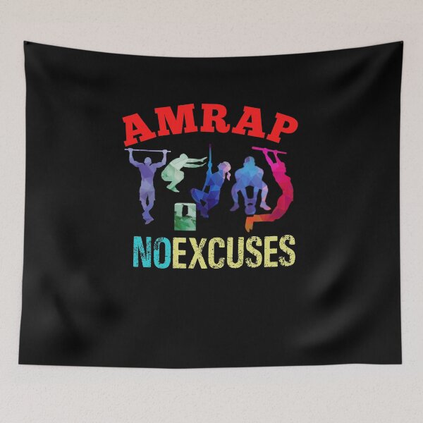 Item preview, No Excuses AMRAP Fittest Games  Bootcamp designed and sold by Desiznn.