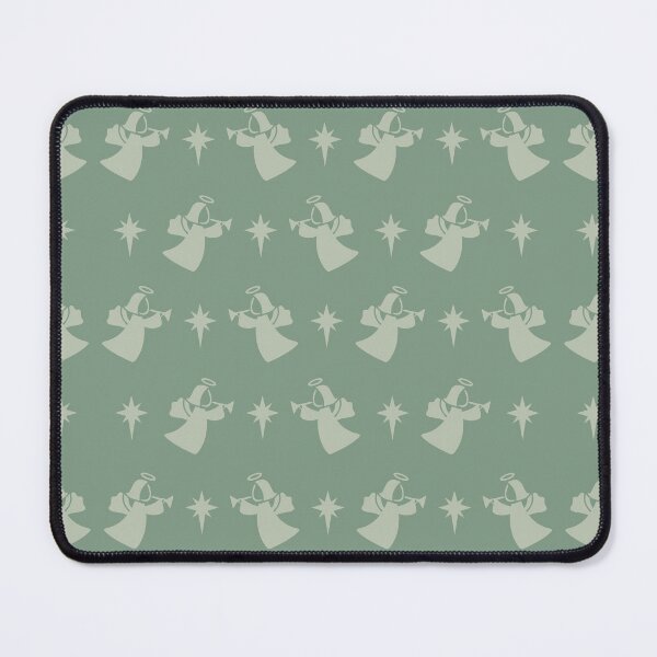 Item preview, Christmas Angel Nativity Star Sage Green designed and sold by thepixelgarden.