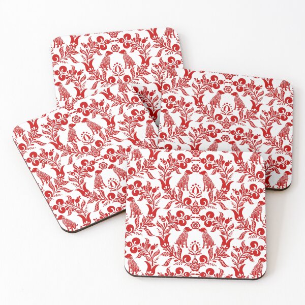 Item preview, Scandinavian Red Weimaraners Sitting designed and sold by bluweim.