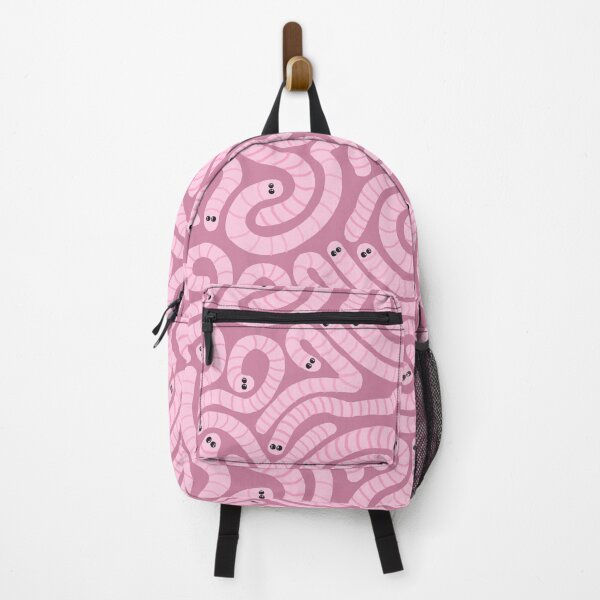 Item preview, Silly pink earthworms designed and sold by QuirkyCraftz.
