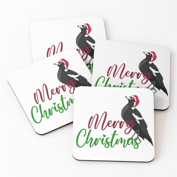 Item preview, Merry Christmas magpie designed and sold by aussiemaggieluv.