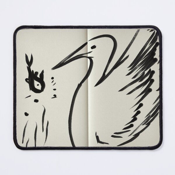 Item preview, Crane fishing in a notebook designed and sold by StudioMasha.