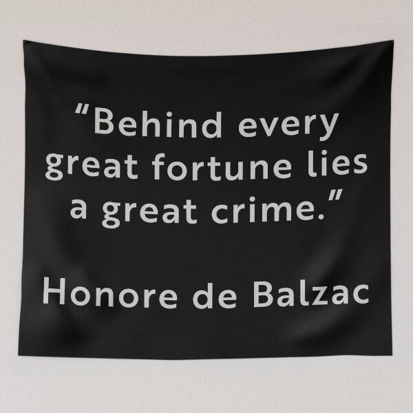 Item preview, Balzac Quote designed and sold by Texterns.