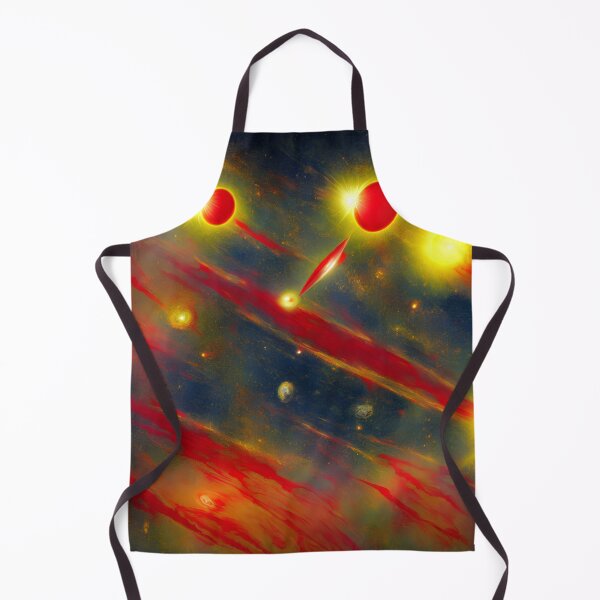 Item preview, Yellow and red objects in space designed and sold by David-Howells.