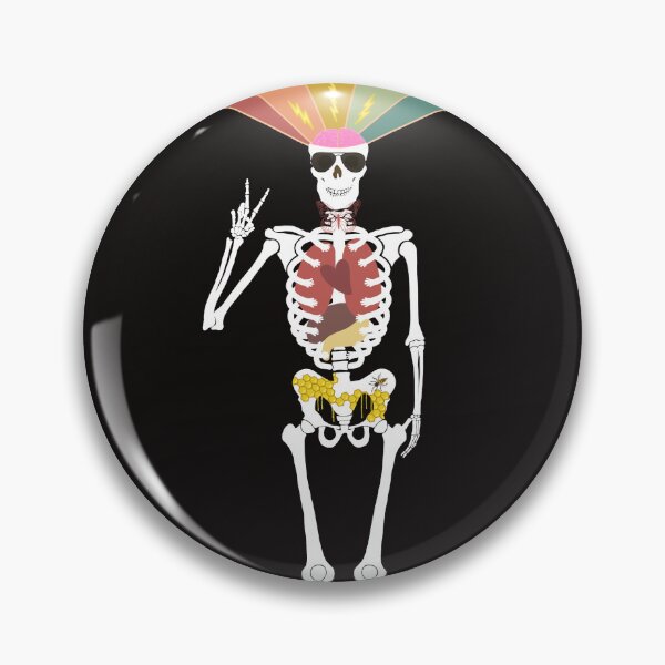 Item preview, Hippy Skeleton designed and sold by Shaelee Tate.
