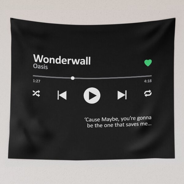 Item preview, Wonderwall Streaming designed and sold by TraceTheFace.