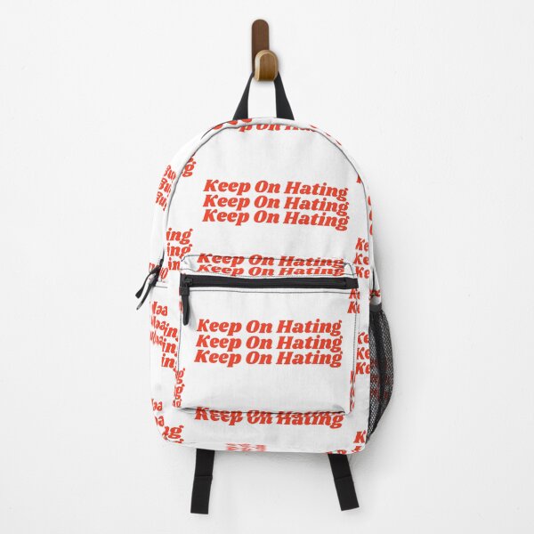 Item preview, Keep On Hating in Bright Retro Red designed and sold by Pink Ribbon.