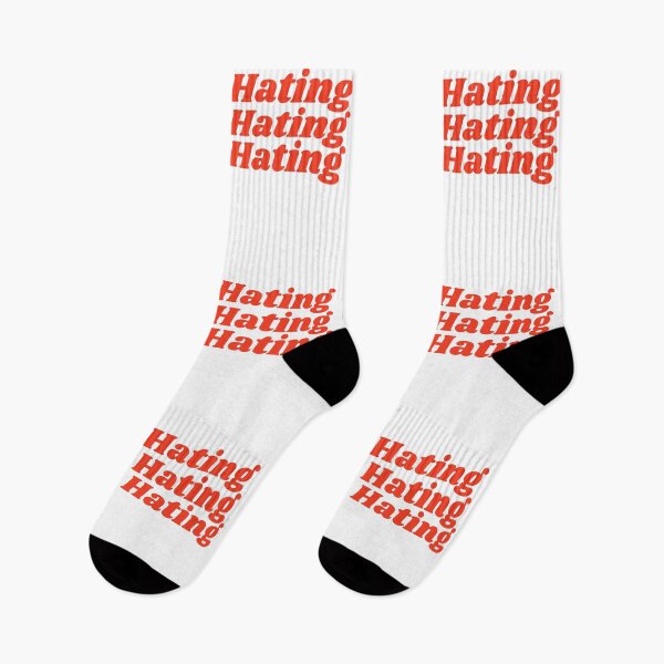Item preview, Keep On Hating in Bright Retro Red designed and sold by Pink Ribbon.