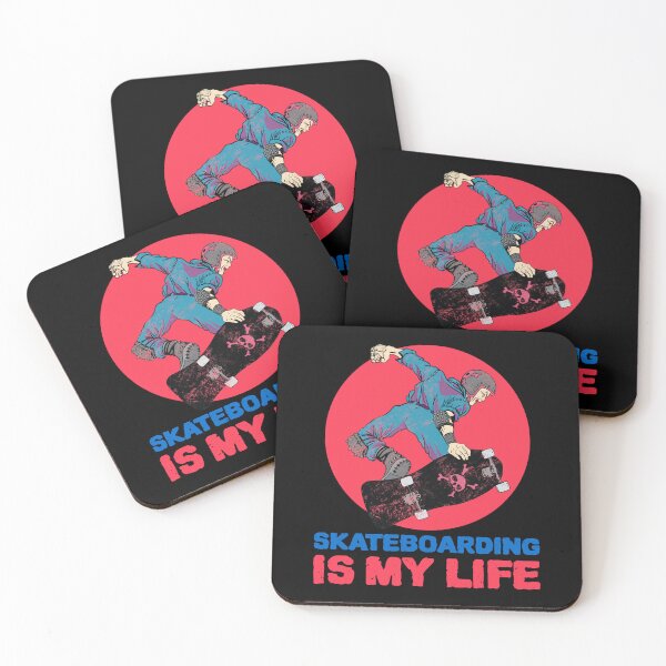 Item preview, Skateboarding is my life : retro skateboard designed and sold by ImaginarStore.