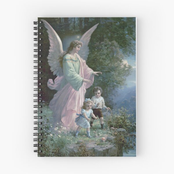 Item preview, Guardian angel and small children designed and sold by Brasilia.