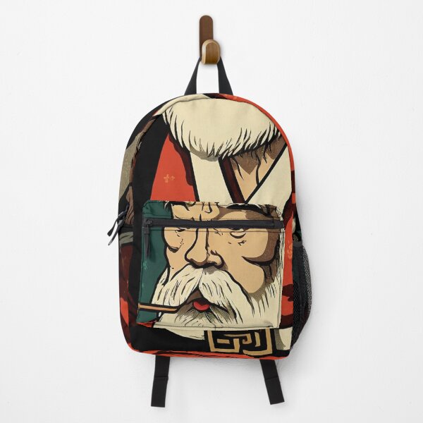 Item preview, Santa Eating Dinner with Chopsticks designed and sold by JigglePeek.