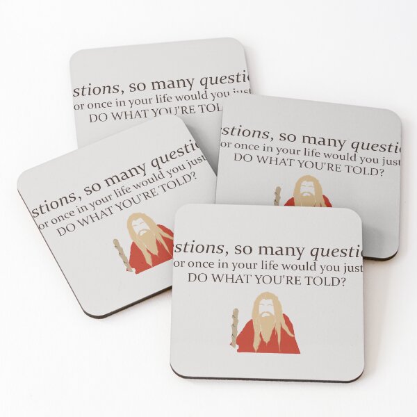 Item preview, Old Merlin Quote "Questions, so many questions." designed and sold by wintttt4257.