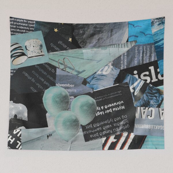 Item preview, Blue Collage designed and sold by Ísabella Ævarsdóttir.