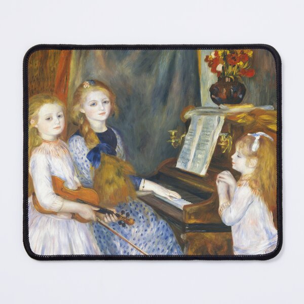 Item preview, Auguste Renoir - Three girls, violin and piano designed and sold by TwistedCity.