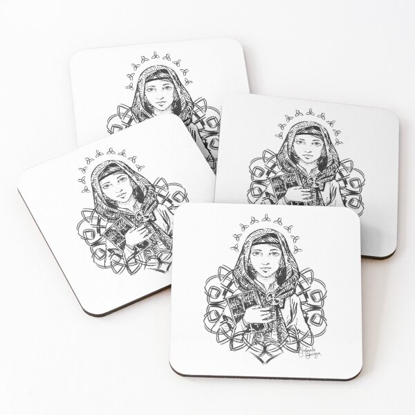 Item preview, Saint Dymphna designed and sold by Fabiola Garza.